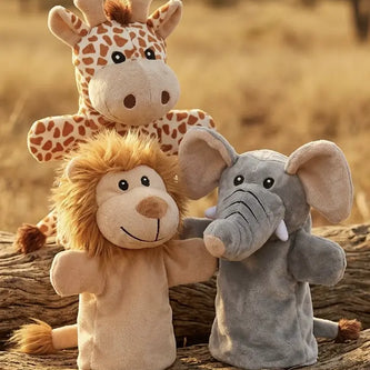 Handpuppen für Babys und Kinder – weiche Tier-Handpuppen für Rollenspiele, Geschichten und fantasievolles Spielen