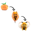 2-in-1 Biene Plüschtier verwandelt sich aus einer Mandarine