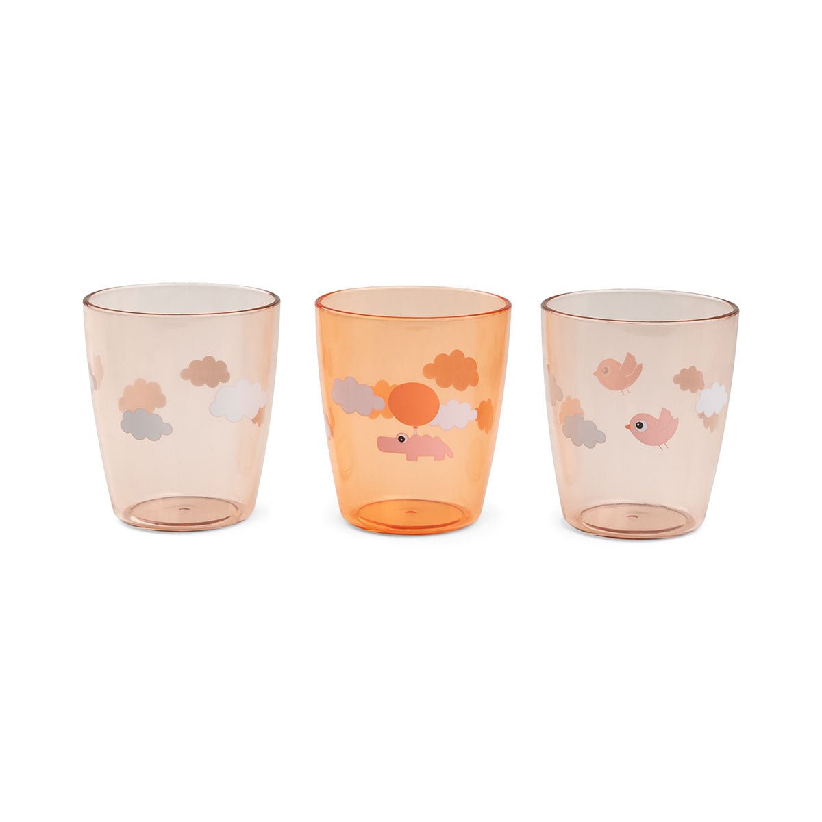 Yummi Mini Trinkgläser 3er - Pack – Pink - Babylions