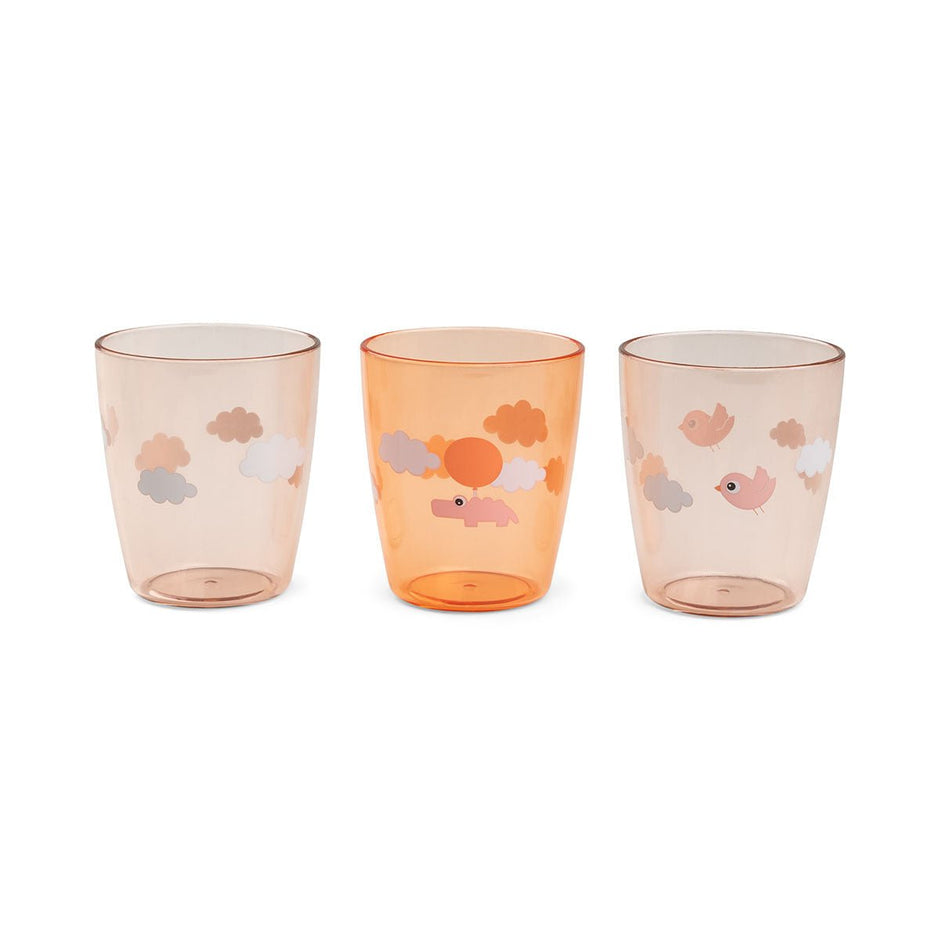 Yummi Mini Trinkgläser 3er - Pack – Pink - Babylions