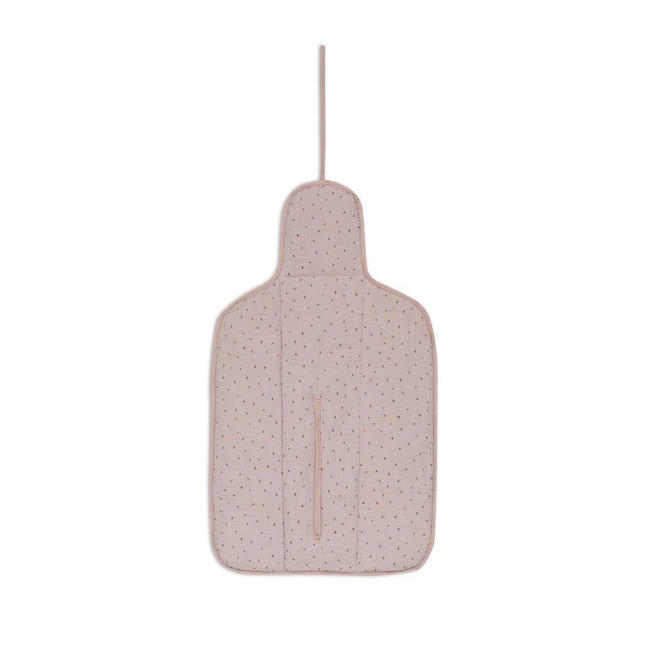 Faltbare Wickelunterlage in Rosa, wasserabweisend, 45×75 cm