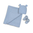 Baby Geschenkset 3 - teilig – Decke, Mütze & Schühchen - Babylions