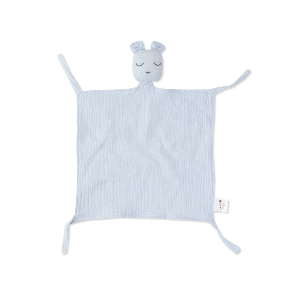 Baby Geschenkset 3 - teilig – Schmusetuch, Lätzchen & Beißring - Babylions