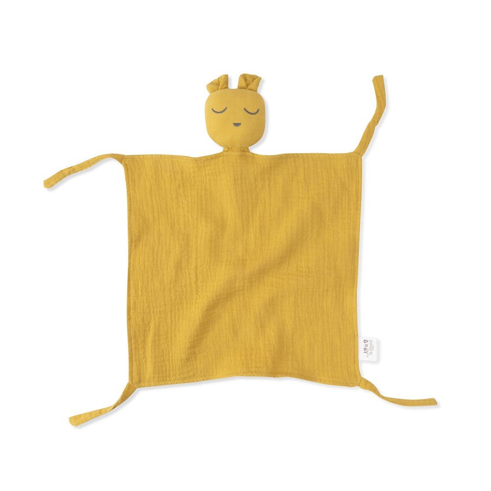Baby Geschenkset 3 - teilig – Schmusetuch, Lätzchen & Beißring - Babylions
