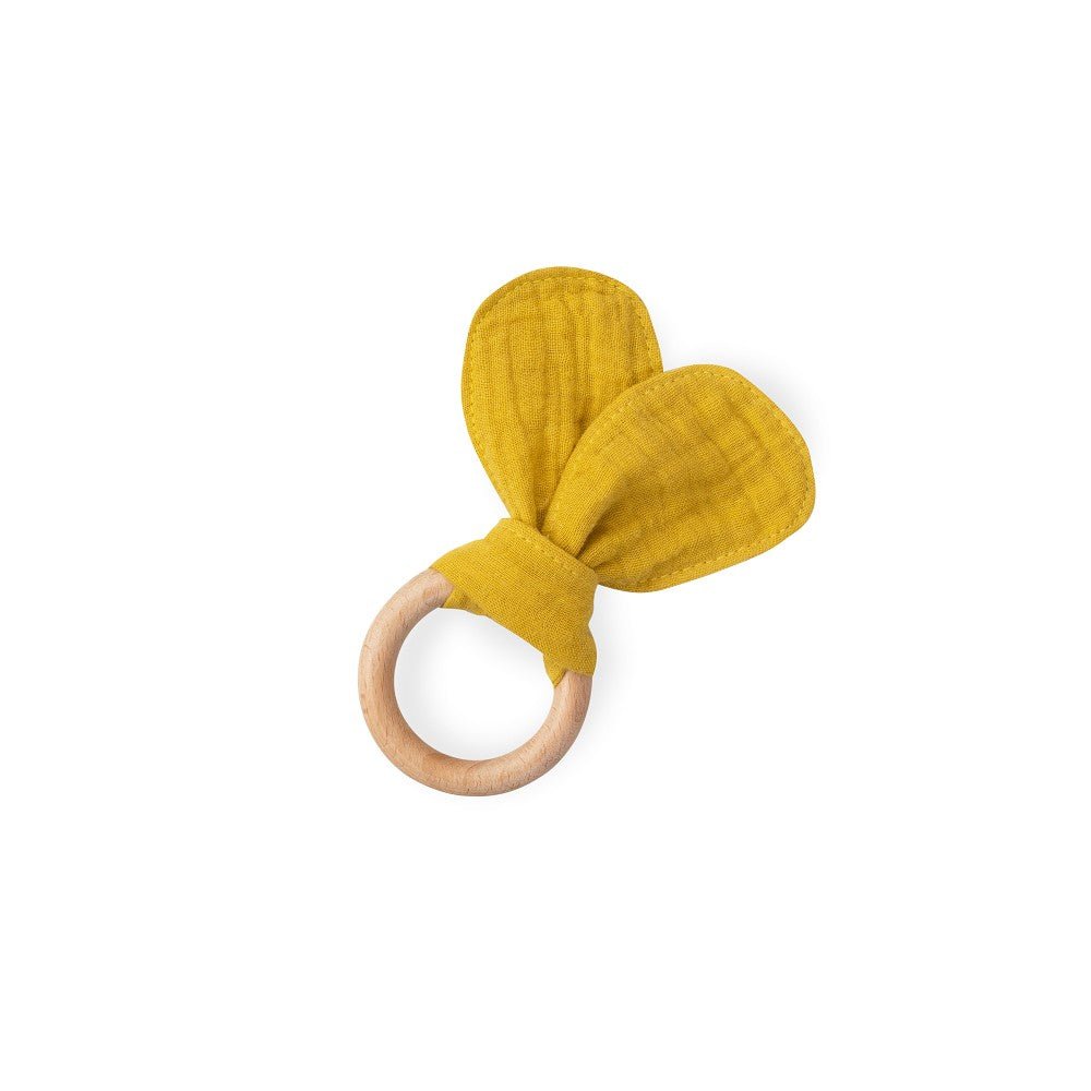 Baby Geschenkset 3 - teilig – Schmusetuch, Lätzchen & Beißring - Babylions
