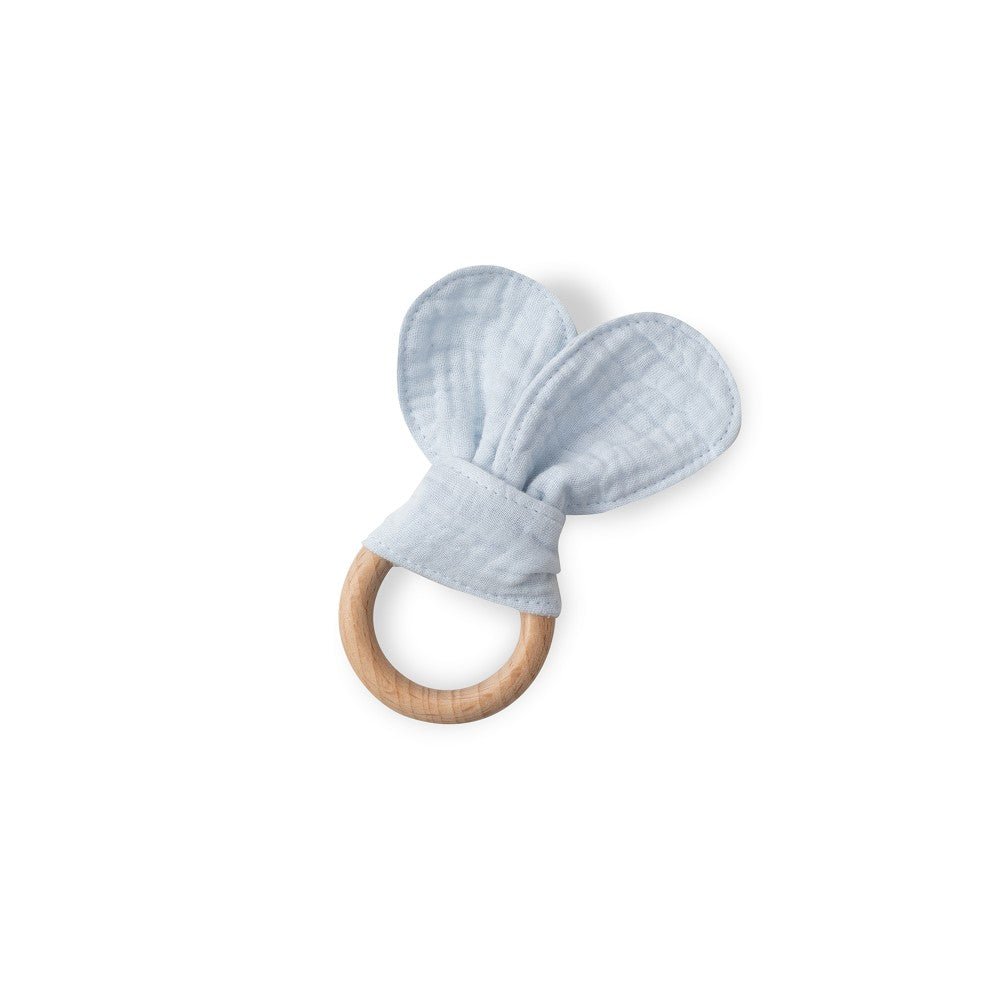Baby Geschenkset 3 - teilig – Schmusetuch, Lätzchen & Beißring - Babylions