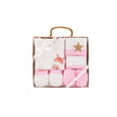 Rosa 5-teiliges Baby Geschenkset mit Body, Mütze, Handschuhen und Schuhen