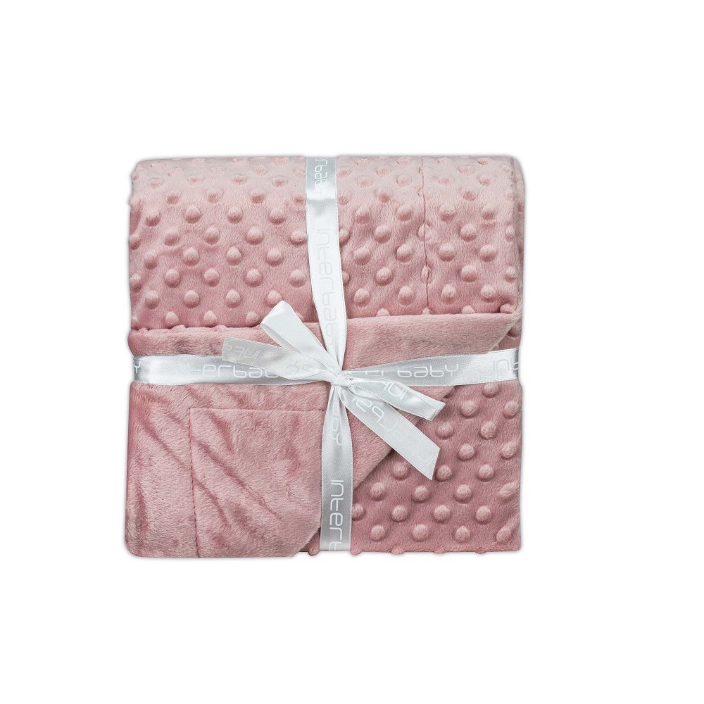 Rosa Babydecke mit passendem Schmusetuch – weiches Geschenkset für Neugeborene | BabyLions®