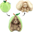 Flipetz – Hund in Apfel | 2 - in - 1 Plüschfigur - Babylions