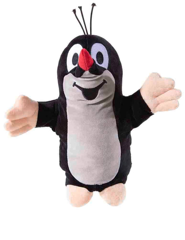 Handpuppe Maulwurf aus weichem Plüsch für Babys und Kleinkinder, geeignet für Rollenspiele und Kuschelmomente