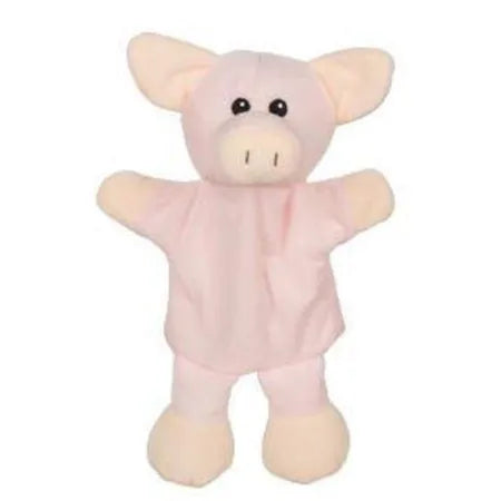 Handpuppe Schwein aus weichem Stoff für Kinder, ideal für Rollenspiel, Geschichten erzählen und Förderung der Kreativität
