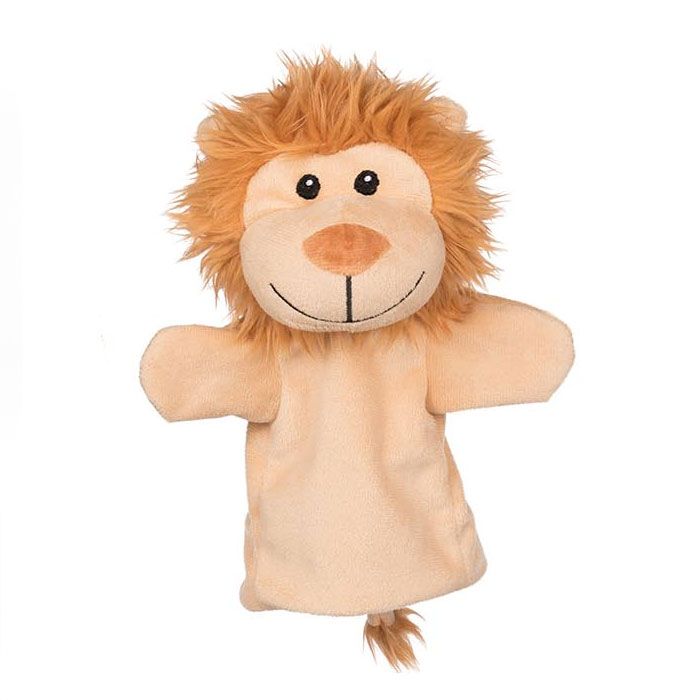 Handpuppe Löwe für Kinder – flauschige Tierpuppe zum Spielen und Geschichtenerzählen – BabyLions®