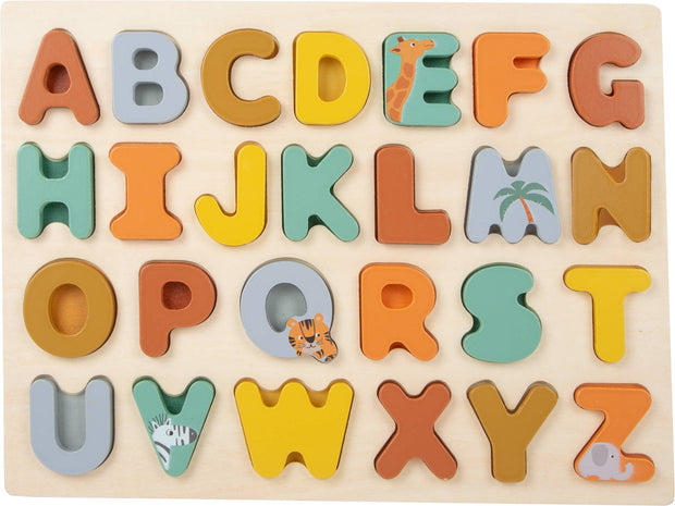 Holzspielzeug Alphabet Puzzle Kinder Buchstaben A bis Z