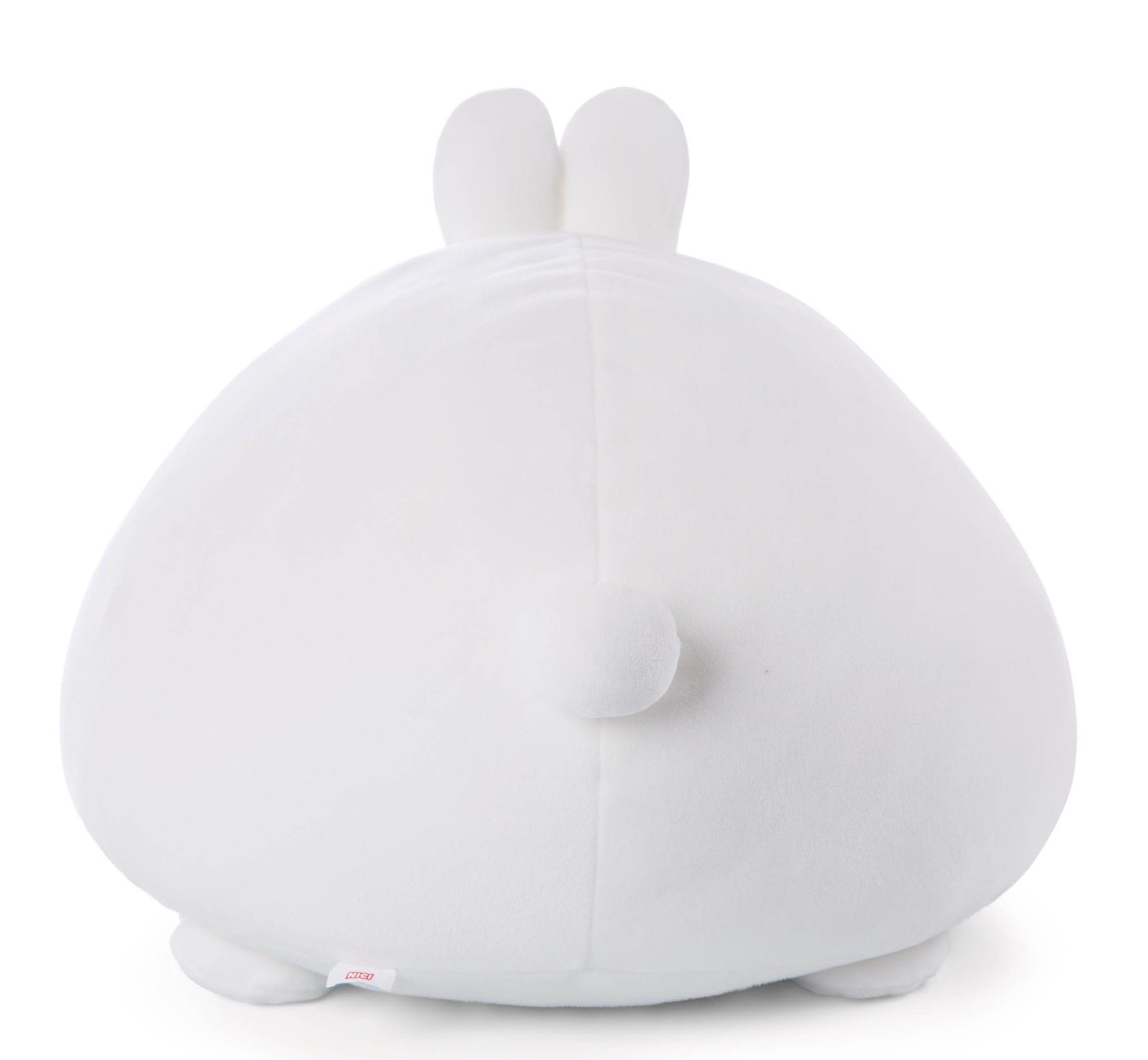 Rückseite des MOLANG Figurenkissens 30 × 40 cm aus weichem NICI Plüsch