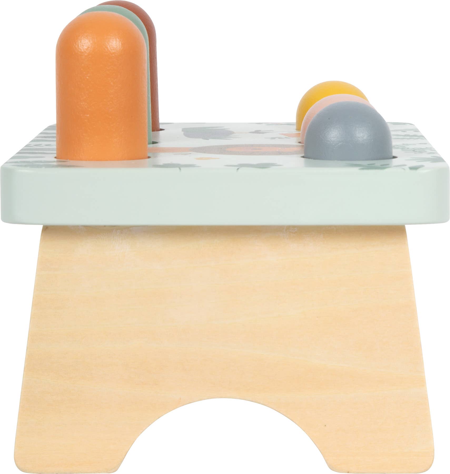 Holz Klopfspiel für Kinder von Small Foot mit bunten Steckelementen Motorikspielzeug