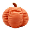 Orangefarbenes Kürbis Kuscheltier aus weichem Plüsch für Halloween