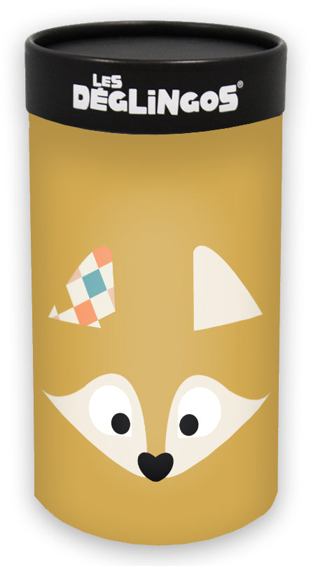 Les Deglingos Aufbewahrungsdose Fuchs – dekorative Kinderzimmer Dose für Spielzeug und Zubehör
