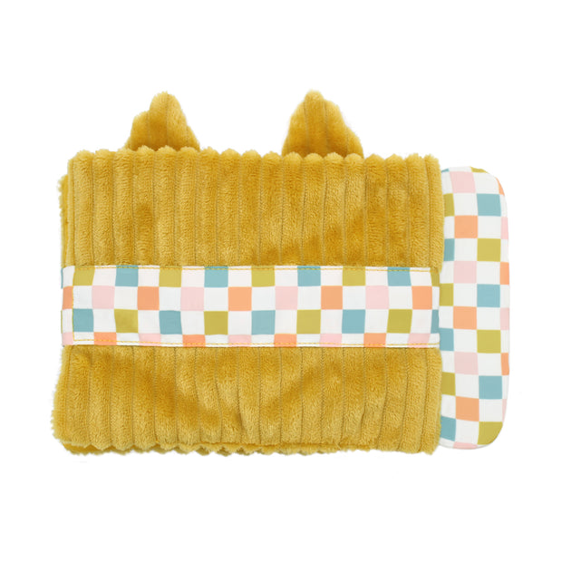 Les Deglingos Baby Fotoalbum Cyranos der Fuchs – Stoff-Fotoalbum für Babys mit Klettverschluss
