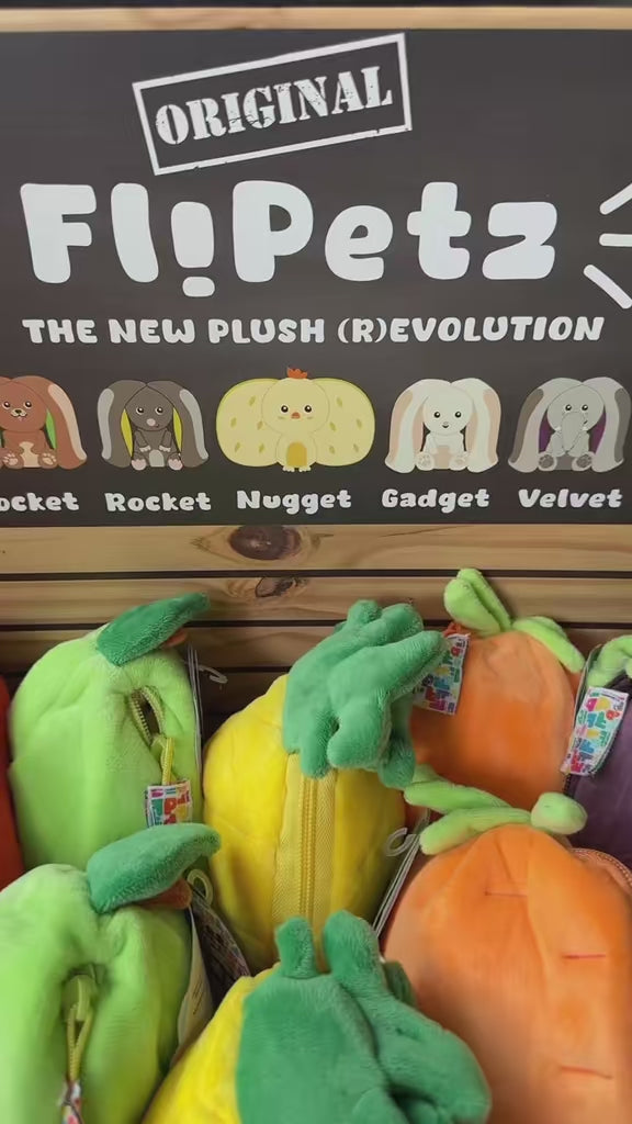 Video mit bunten Fl!Petz Original Plüschtieren als weiche Kuscheltiere und Geschenkidee für Babys und Kinder