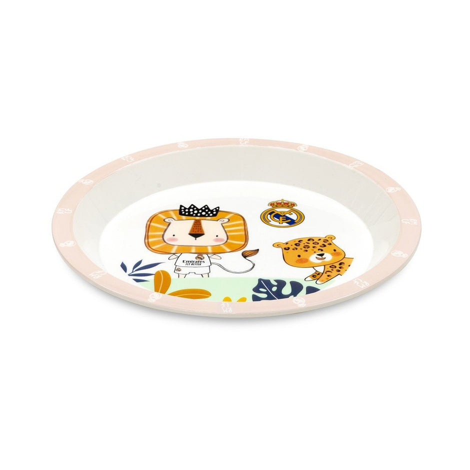 Real Madrid Baby Geschirrset 5 - teilig – Rosa oder Blau - Babylions