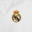 Real Madrid Logo Detail auf Poncho Handtuch Kinder weiß