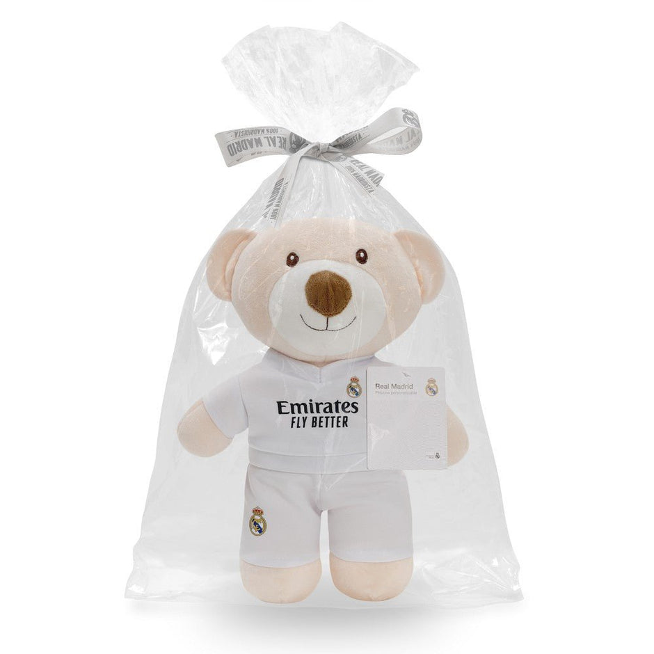 Real Madrid Teddybär mit Trikot – Offizielles Fanprodukt - Babylions