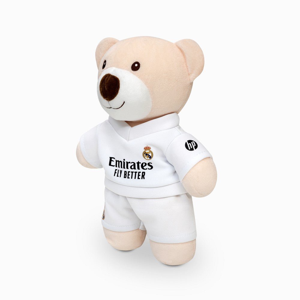 Real Madrid Teddybär mit Trikot – Offizielles Fanprodukt - Babylions