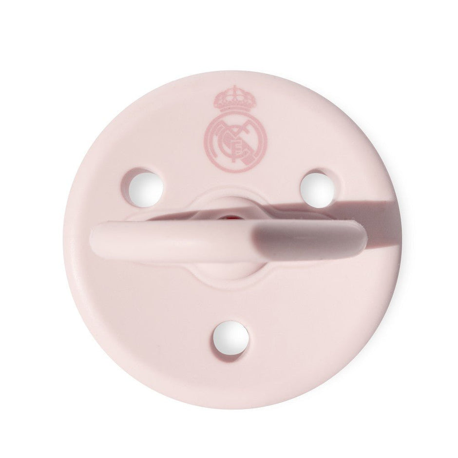 Schnuller Real Madrid aus Silikon – Blau/Rosa - Babylions