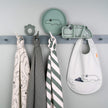 Silikon Stick&Stay Teller Croco für Babys – Grün & Rosa - Babylions