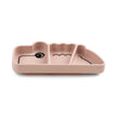 Silikon Stick&Stay Teller Croco für Babys – Grün & Rosa - Babylions