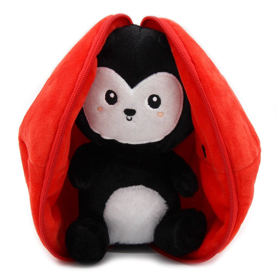 Veggie - Serie – 2 - in - 1 Plüschfigur Tier & Frucht/Gemüse in einem - Babylions