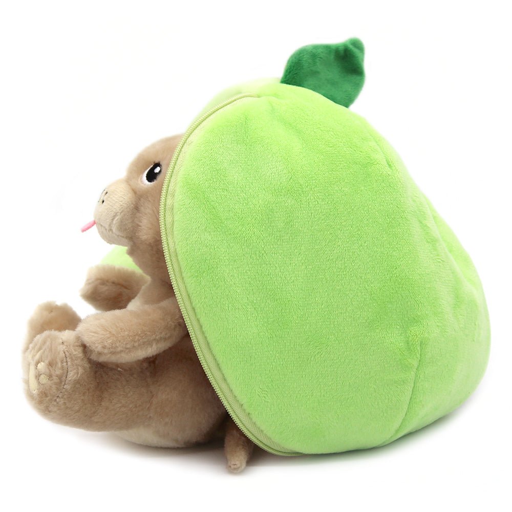Veggie - Serie – 2 - in - 1 Plüschfigur Tier & Frucht/Gemüse in einem - Babylions